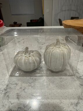 Ceramic Decorative salt and pepper shaker pumpkins